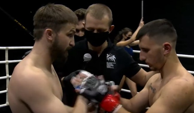 M-1 Global Held An Event With No Fans And Officials Wearing Masks PICS