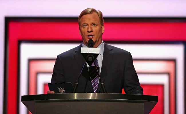 roger goodell nfl draft basement