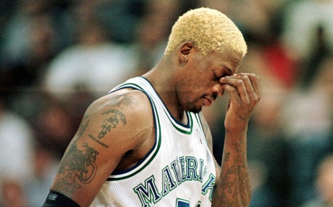 dennis rodman mavericks mark cuba