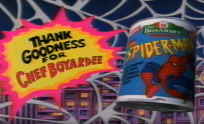 Spider-Man Pasta Gross