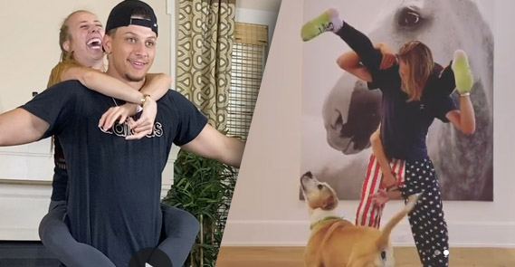 Whose Koala Challenge Was Funnier Patrick Mahomes Or Kaley Cuoco