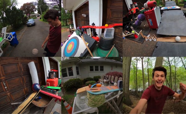 70 step rube goldberg machine Creezy