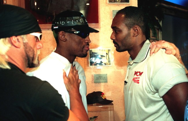 Eric Bischoff Says Rodman Provoked Malone During Playoffs For A Match