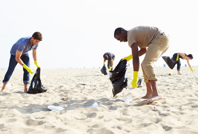 Florida Cocoa Beach Trash problem