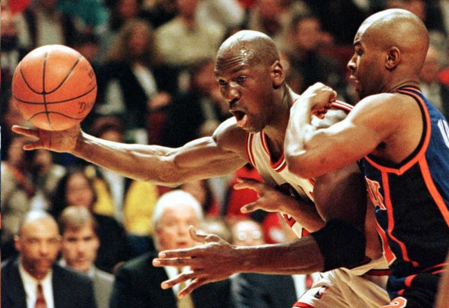 Michael Jordan's former teammate, Randy Brown, explains why he tried wrestling the ball away from a sobbing MJ after winning 1996 NBA Finals