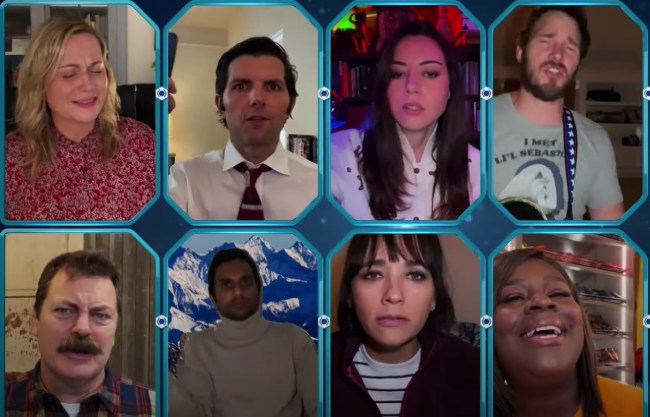 Parks and Recreation Reunion Lil Sebastian Song