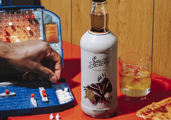 sailor jerry spiced rum uso label
