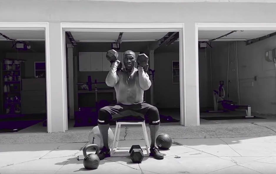 Shannon Sharpe Home Workout