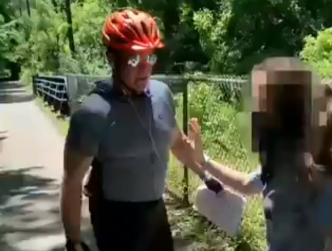 Angry Male Karen Biker Maryland