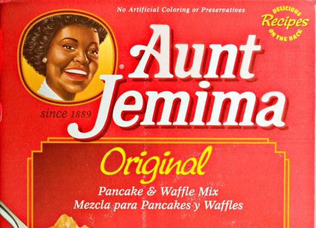 Aunt Jemima Pancake And Waffle Mix.
