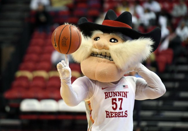 unlv removes statue runnin rebels mascot confederate ties