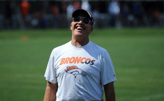 john elway beer drinking story woody paige