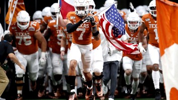 Texas DB BJ Foster Reacts To His Car’s Damage By Punching Said Car, Breaking Hand