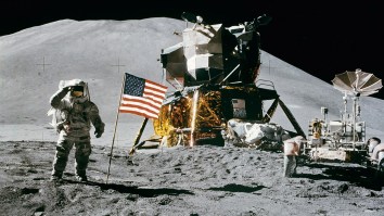 Expert Believes He’s Found ‘100% Proof’ Of Ancient Alien Structures On The Moon In Apollo 15 Photos