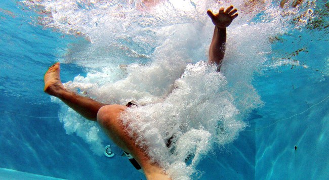 Russian Banker Smashes Through Glass In Pool Stunt Gone Wrong