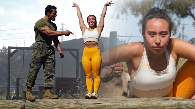 UCLA Gymnast Katelyn Ohashi Takes On The US Marine Obstacle Course