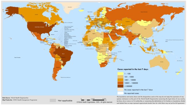 WHO Reports Highest Single-Day Increase New Coronavirus Cases