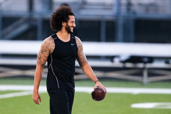 President Donald Trump claims he thinks Colin Kaepernick deserves another chance at the NFL under a few conditions