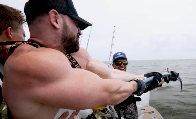 Nelk Boys and Bradley Martyn fishing for sharks