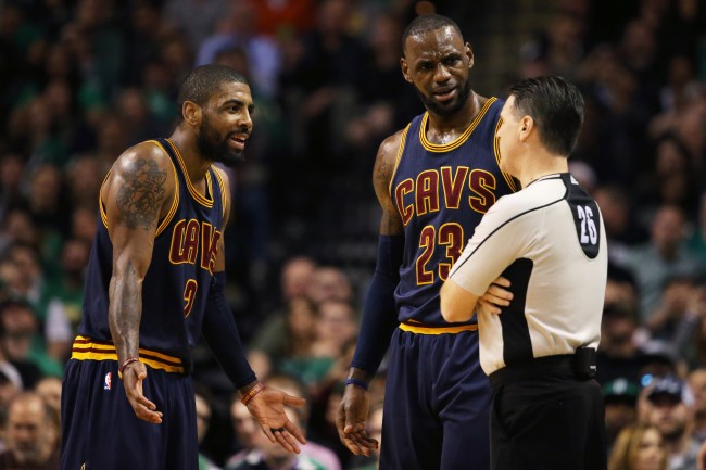 Ryan Hollins claims LeBron James taught Kyrie Irving "poor leadership" while they were teammates on the Cleveland Cavs