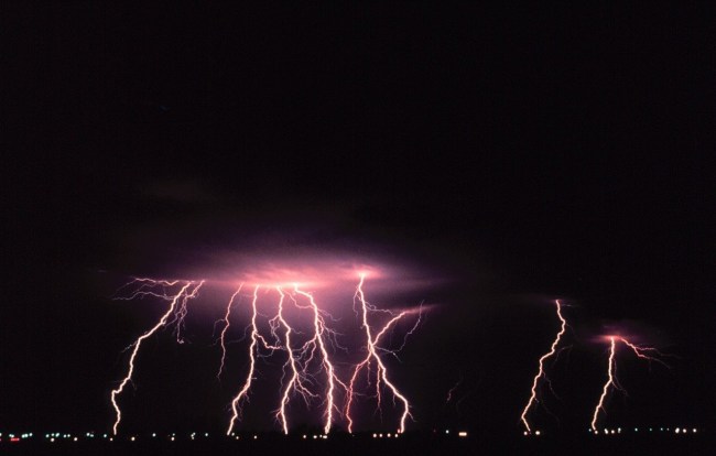 Lightning storm