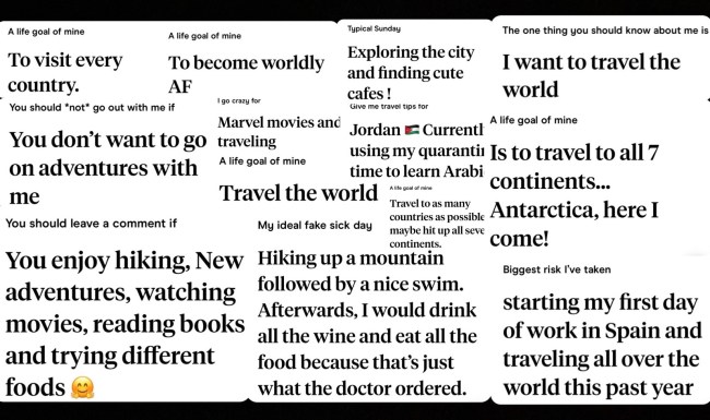 Hinge Adventurous Collage