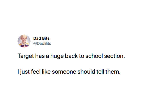 Dad tweets
