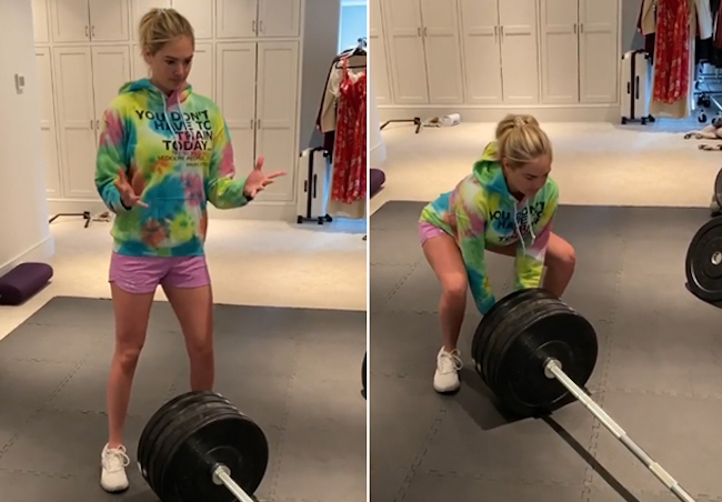 Kate Upton Deadlift