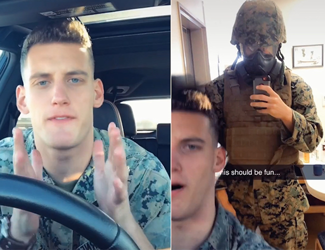 Marine Tik Tok rant