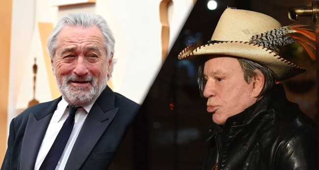 Mickey Rourke Rips Ex Co-Star Robert De Niro In Angry Instagram Post