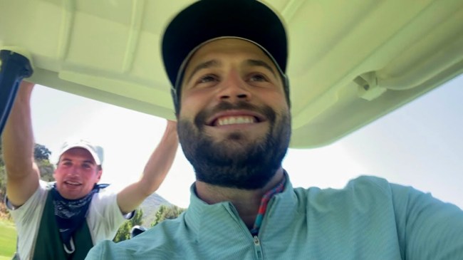 golfing with a caddie