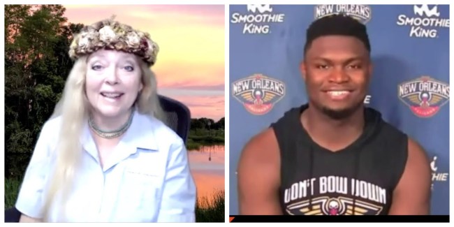 Tiger King's Carole Baskin sends Zion Williamson bizarre birthday video