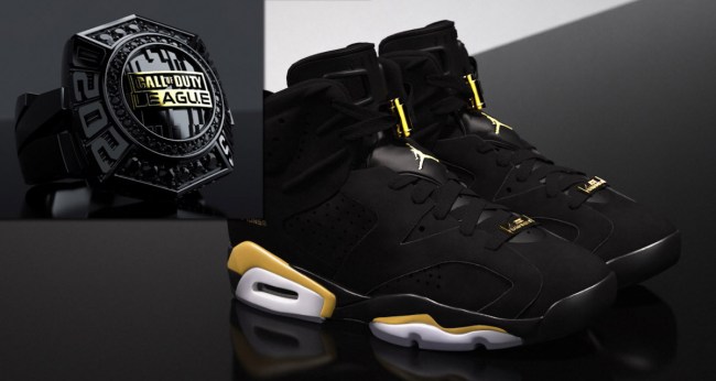 Call Of Duty League Jordan 6 Champs Custom Throne Ring
