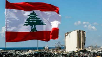 Here’s A Woman Posing For A Thirst Trap In Front Of The Beirut Bomb Site