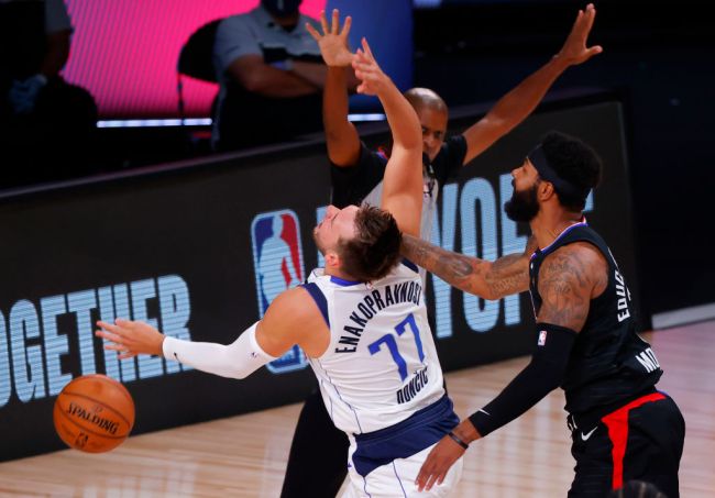 marcuc morris luka doncic foul ejection
