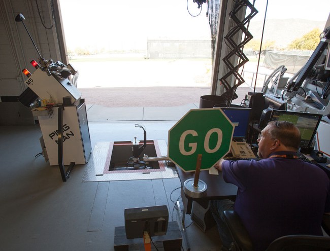 golf robot equipment testing ball testing