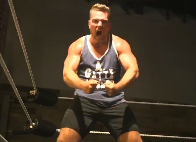Pat McAfee training
