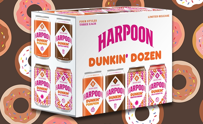 harpoon dunkin donut beer variety pack
