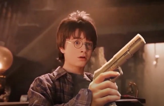 Harry Potter Wands Replaced With Guns