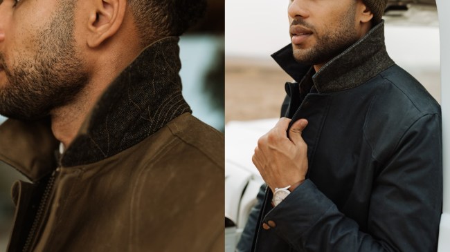Flint and Tinder Flannel Lined Waxed Hudson Jacket