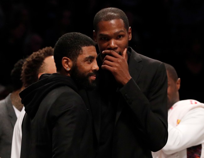 During a recent episode of his podcast “The ETCs” on The Boardroom, Kevin Durant admits he and Kyrie Irving plotted their move to Brooklyn Nets together at the 2019 All-Star Game