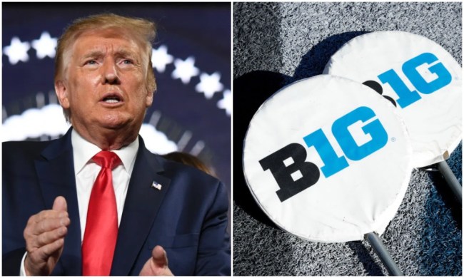 donald trump big ten football kevin warren