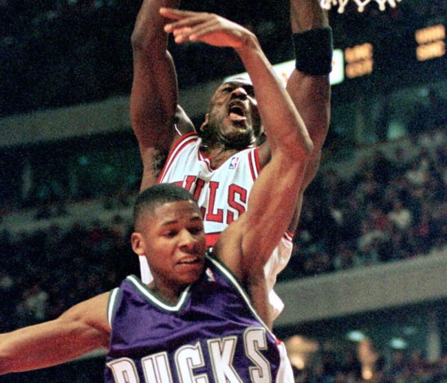 Ray Allen says he was scared to play Michael Jordan the first time they met when he was a rookie in the NBA