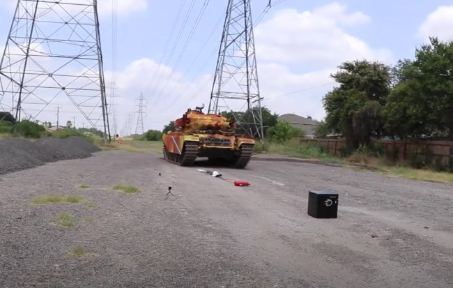 tank vs fire extinguisher and safe