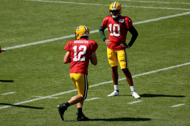 Former NFL quarterback Trent Dilfer claims the Packers drafted Jordan Love in part to make Aaron Rodgers mad