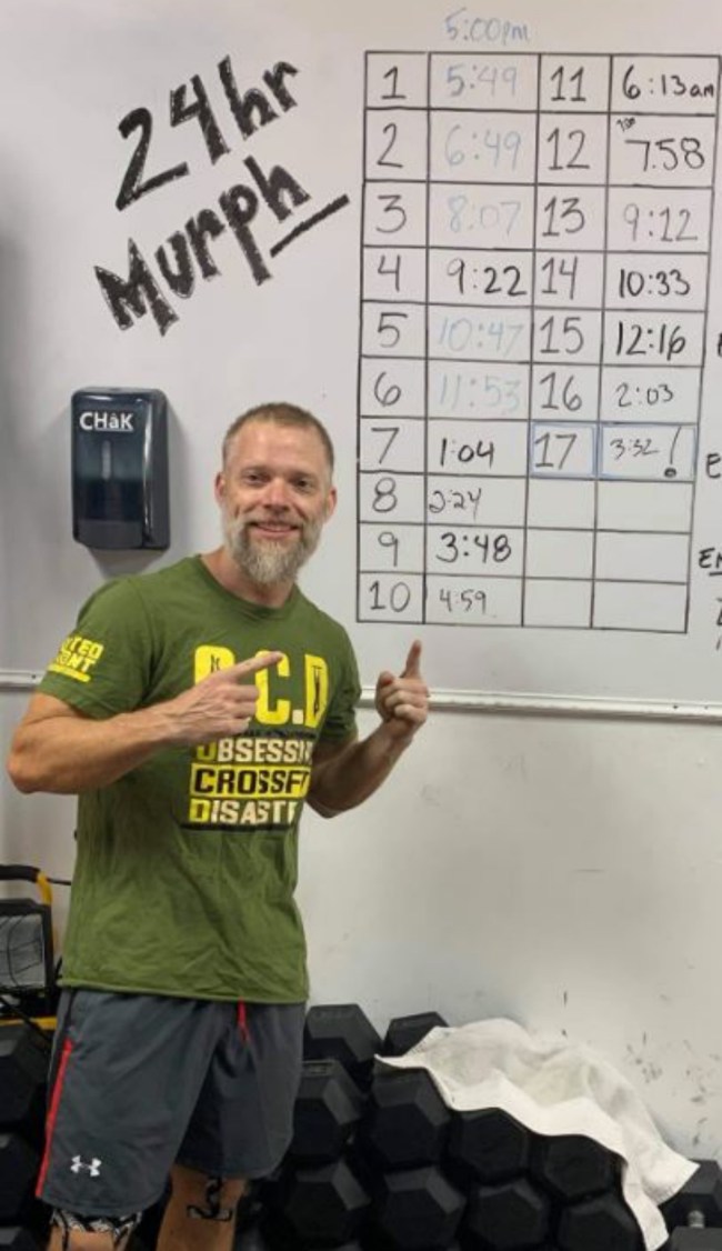 24 Murph Workout World Record Brandon Westover