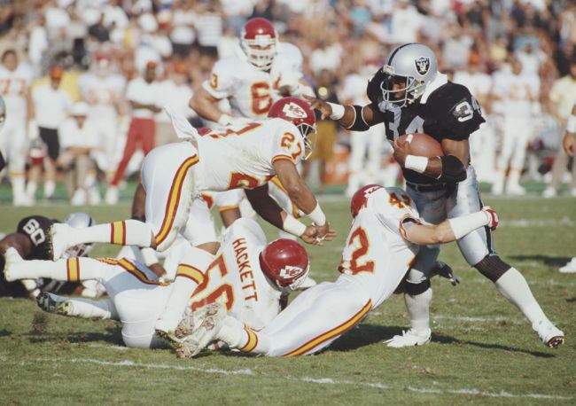 Bo Jackson Rushing Today