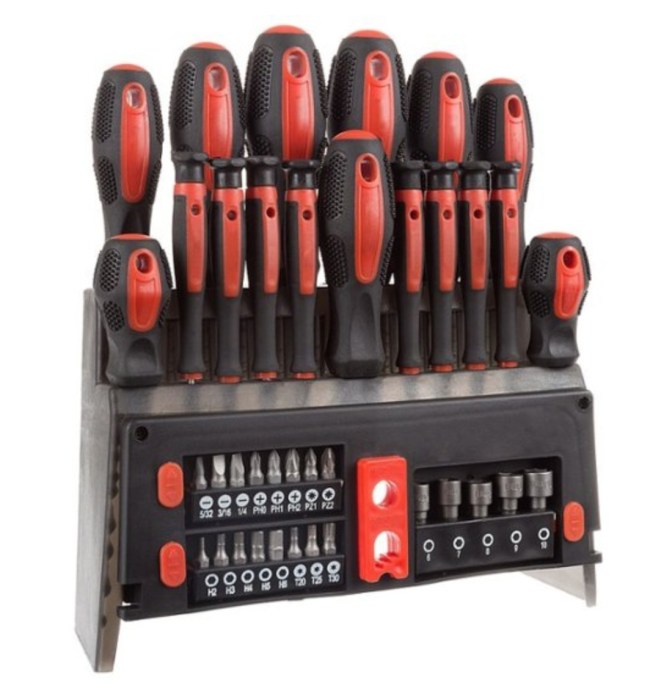 Fleming Supply 39-Piece Screwdriver and Bit Set