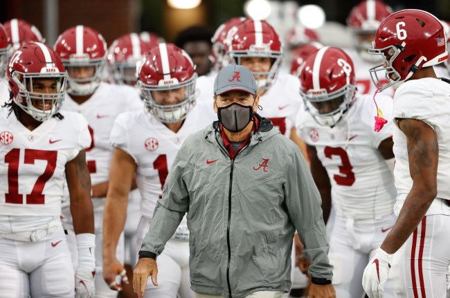 nick saban three negative tests georgia