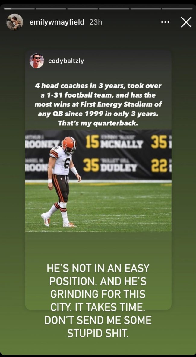emily mayfield instagram